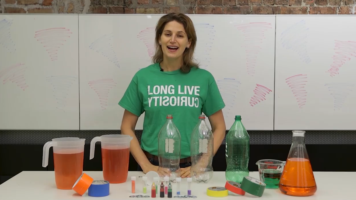 How to create a water vortex in a bottle using some science know-how 
